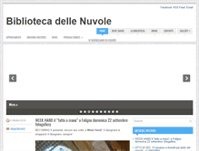 Tablet Screenshot of bibliotecadellenuvole.it